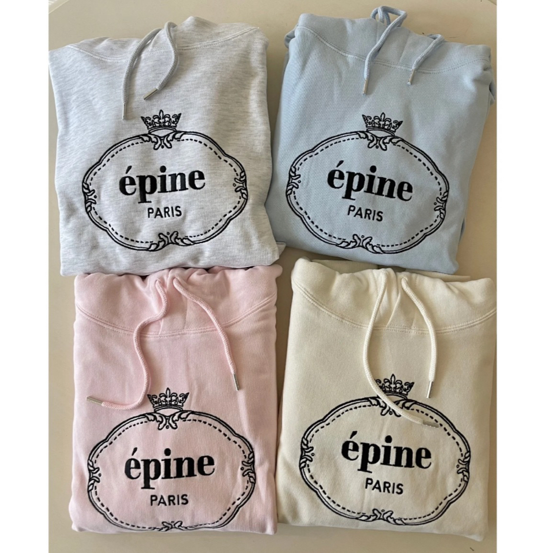 épine(エピヌ)のepine emblem logo hoodie  レディースのトップス(パーカー)の商品写真