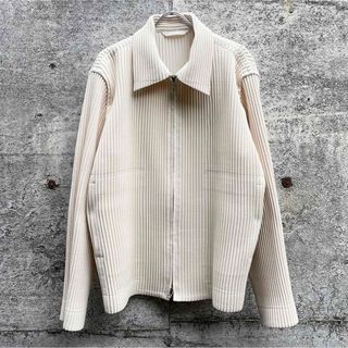 イッセイミヤケ(ISSEY MIYAKE)のHOMME PLISSE オムプリッセ イッセイミヤケ プリーツ ジャケット(ブルゾン)