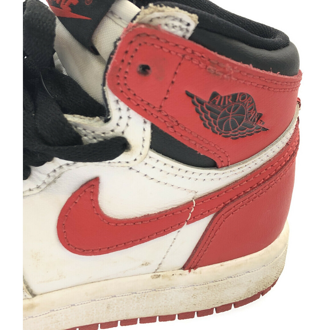 NIKE AIR JORDAN ハイカットスニーカー キッズ 17 キッズ/ベビー/マタニティのキッズ靴/シューズ(15cm~)(スニーカー)の商品写真