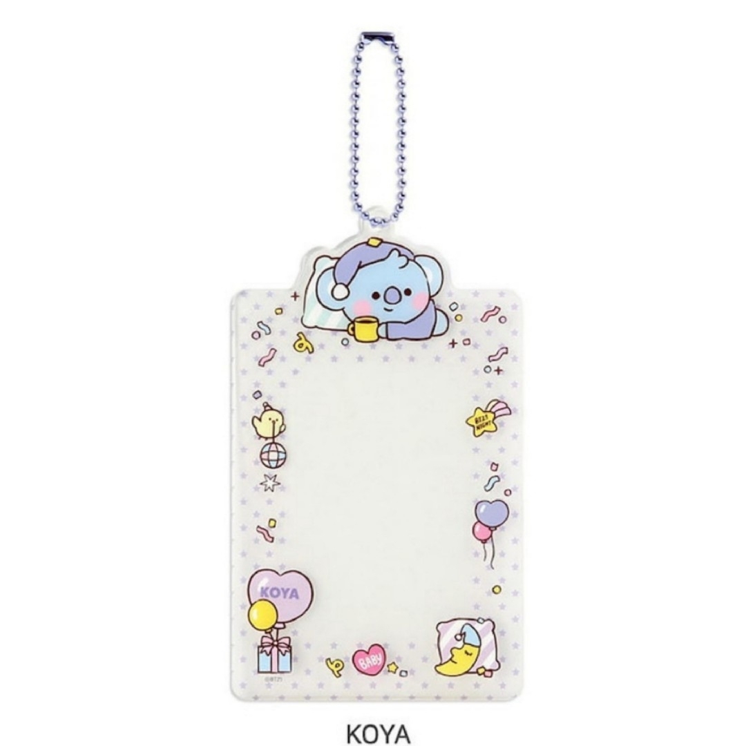 BT21 フォトカードホルダー ② KOYA RM キーホルダー 公式 BTS エンタメ/ホビーのおもちゃ/ぬいぐるみ(キャラクターグッズ)の商品写真