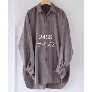 COMOLI - COMOLI（コモリ） ヨリ杢 ワークシャツ サイズ2 24SS