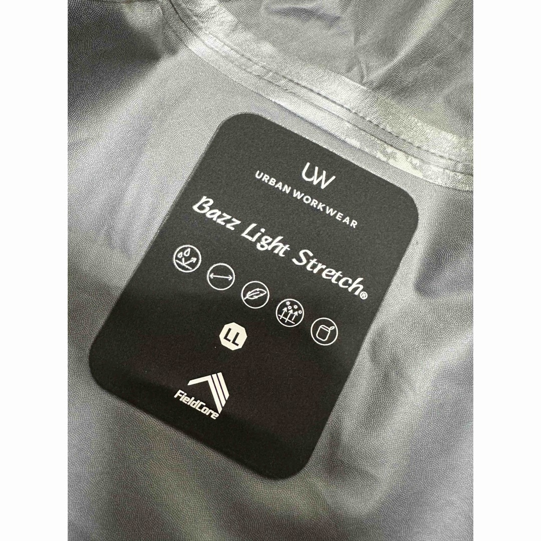 WORKMAN(ワークマン)のワークマン バズライト ストレッチ アーバンレインジャケット(LL)ブラック 黒 メンズのトップス(パーカー)の商品写真