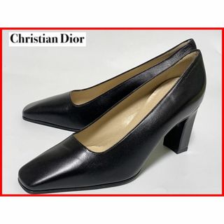 クリスチャンディオール(Christian Dior)のクリスチャンディオール 36≒23cm パンプス 黒 D1(ハイヒール/パンプス)