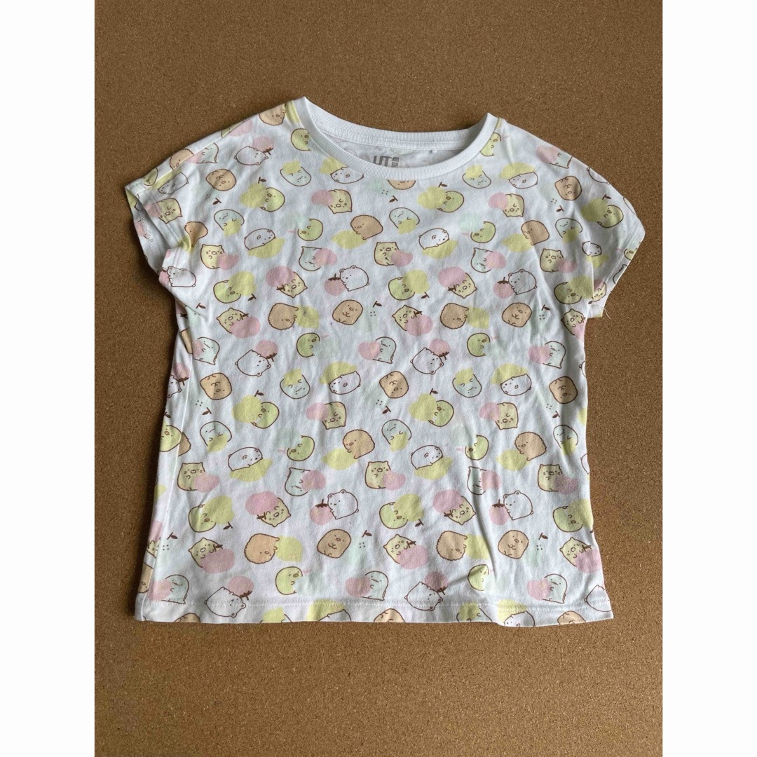 UNIQLO(ユニクロ)のTシャツ120 キッズ/ベビー/マタニティのキッズ服女の子用(90cm~)(Tシャツ/カットソー)の商品写真