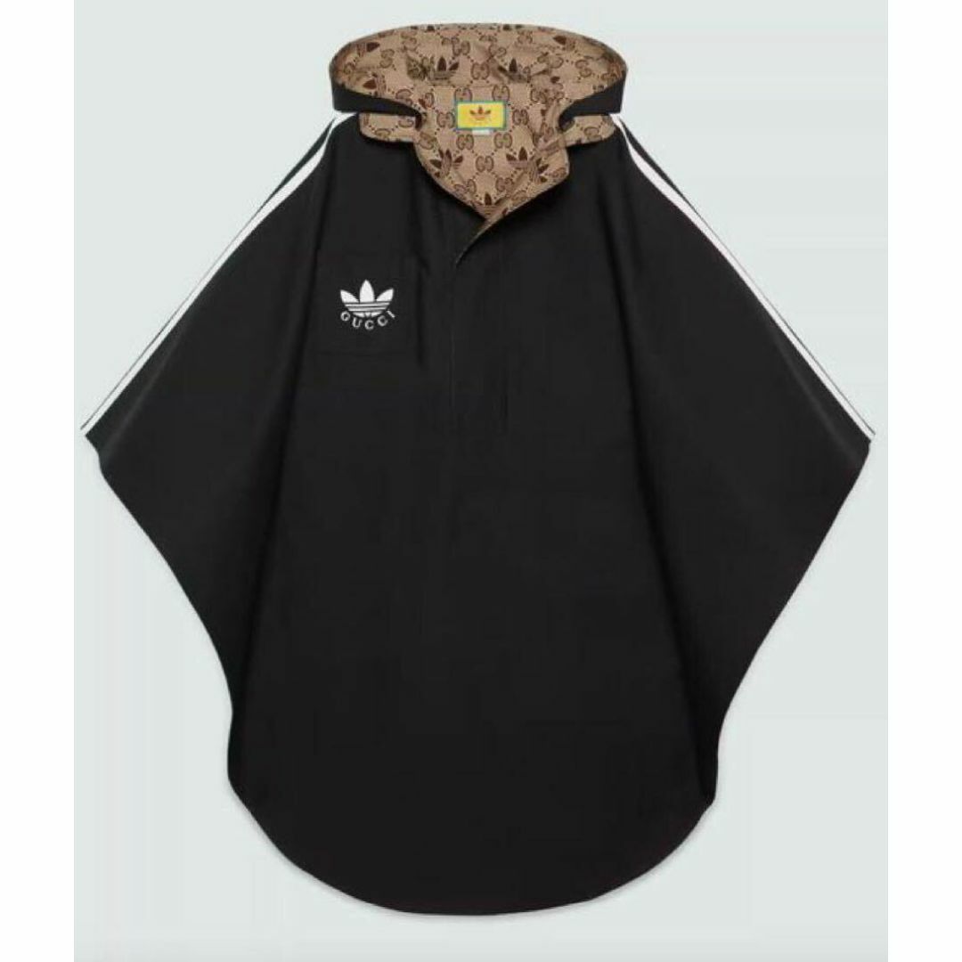 adidas(アディダス)の新品 Mサイズ GUCCI adidas リバーシブル ケープコート メンズのジャケット/アウター(その他)の商品写真