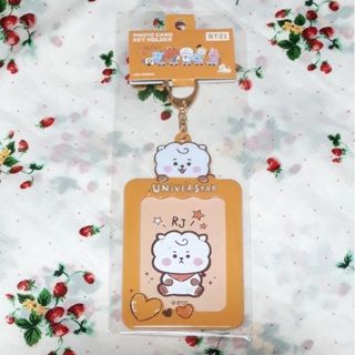 BT21 フォトカードホルダー RJ ジン キーホルダー 公式 BTS(キャラクターグッズ)