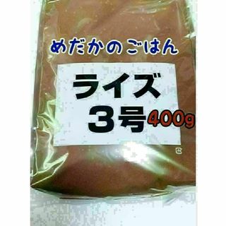 めだかのごはん ライズ3号 400g グッピー 熱帯魚 めだか 金魚(アクアリウム)