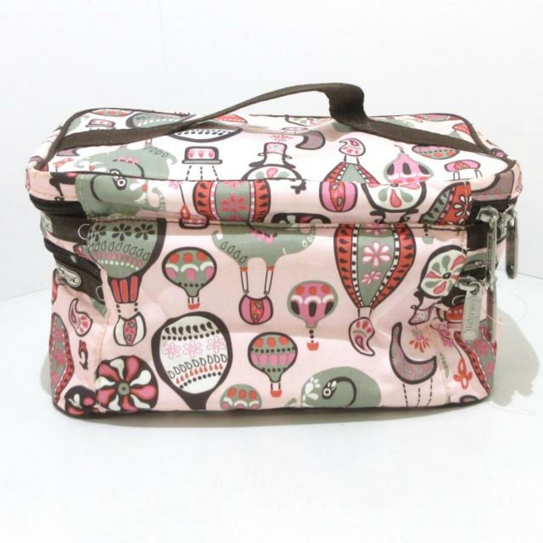 LeSportsac(レスポートサック)のLESPORTSAC(レスポートサック) ポーチ ピンク×ライトグリーン×マルチ ナイロン レディースのファッション小物(ポーチ)の商品写真