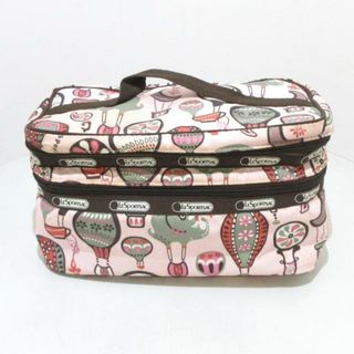 レスポートサック(LeSportsac)のLESPORTSAC(レスポートサック) ポーチ ピンク×ライトグリーン×マルチ ナイロン(ポーチ)