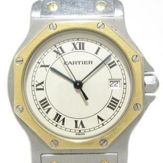 カルティエ(Cartier)のCartier(カルティエ) 腕時計 サントスオクタゴンLM W2001583 メンズ アイボリー(その他)