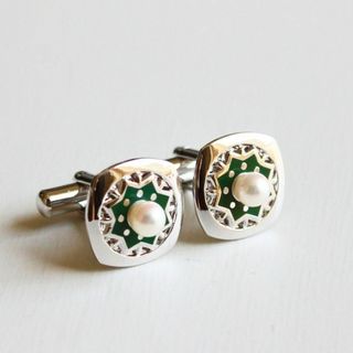 ミキモト(MIKIMOTO)のMIKIMOTO ミキモト パールデザインカフス(カフリンクス)