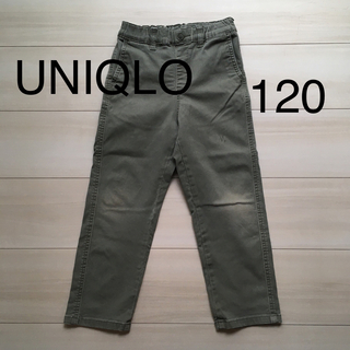 ユニクロ(UNIQLO)のユニクロ　UNIQLO  パンツ　120 カーキ(パンツ/スパッツ)