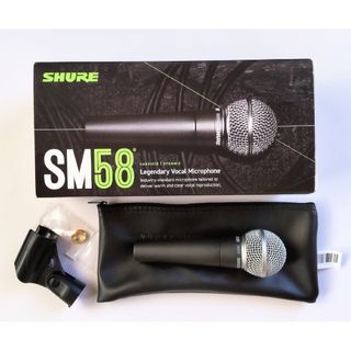 ★未使用・美品★ SHURE マイクロフォン SM58-LCE 箱付 ケーブル付