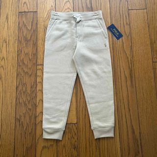 ポロラルフローレン(POLO RALPH LAUREN)のRalph Lauren新品キッズ用裏起毛スウェットパンツ　ベージュ　120(パンツ/スパッツ)