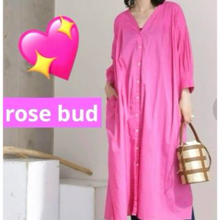 ROSE BUD - ROSE BUD ピンクのワンピース