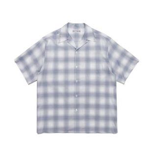 WACKO MARIA - WACKO MARIA CHECK OPEN COLLAR SHIRT 22ss