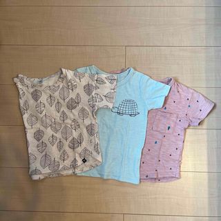 Tシャツ　3枚セット　カメ　アイス　葉っぱ