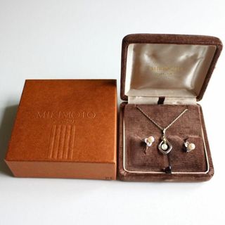 ミキモト(MIKIMOTO)のMIKIMOTO ミキモト パールネックレス＆イヤリング(ネックレス)