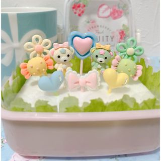 ファンシー♡ゆめかわ♡ランチピックセット♡お弁当ピック(弁当用品)