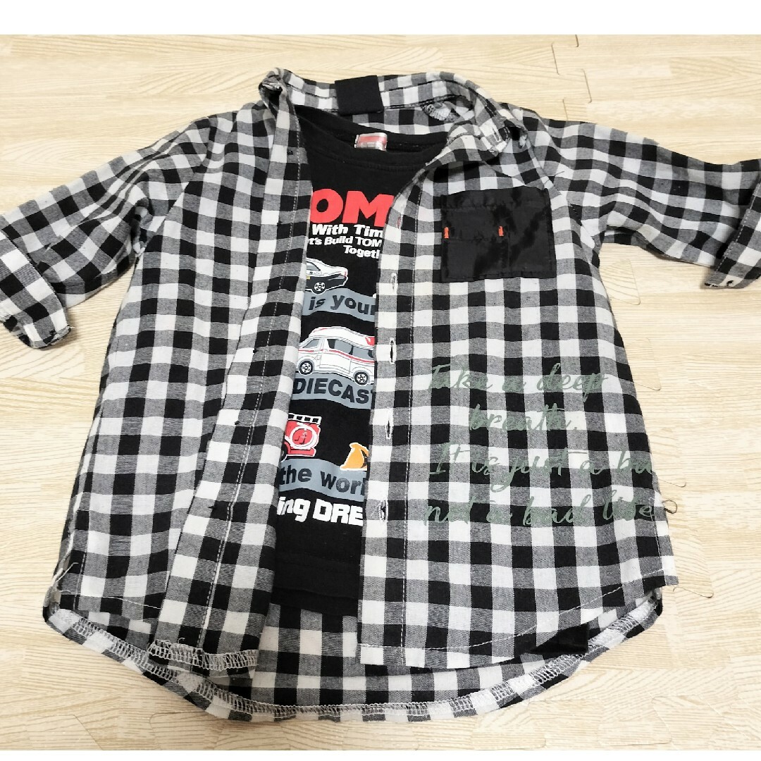 子供服　サイズ80  シャツ　アウター キッズ/ベビー/マタニティのベビー服(~85cm)(シャツ/カットソー)の商品写真