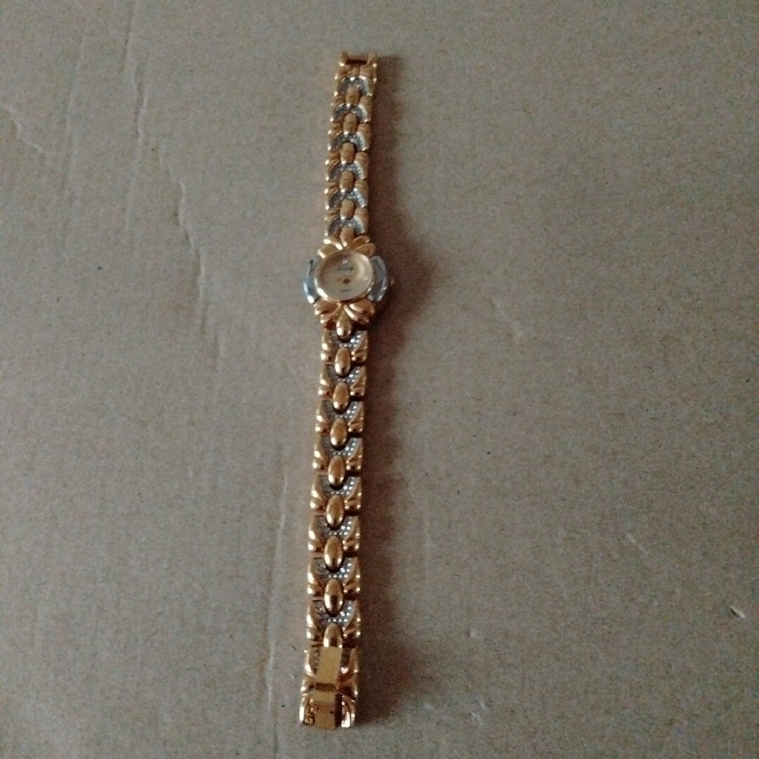 腕時計　レディース　腕細い方用　ゴ−ジャス　電池交換済　再値下げ レディースのファッション小物(腕時計)の商品写真