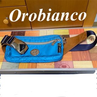 Orobianco ボディバッグ　ナイロン＋レザー