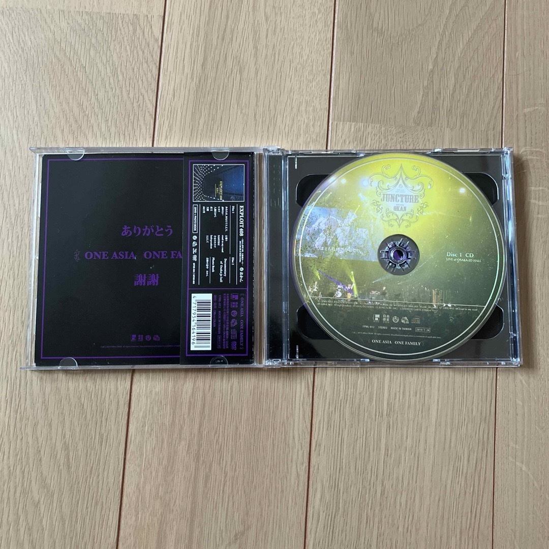 OKAN JUNCTURE CD&DVD Tシャツ　2点セット エンタメ/ホビーのCD(ポップス/ロック(邦楽))の商品写真