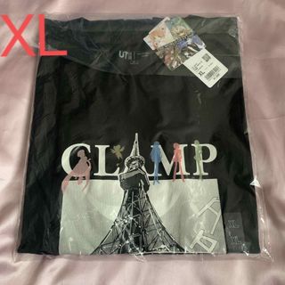 ジーユー(GU)のユニクロ　THE WORLD OF CLAMP  UT  ブラックレディースXL(Tシャツ(半袖/袖なし))