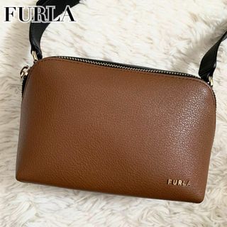 フルラ(Furla)の未使用級 レア✨フルラ ショルダーバッグ アミカ レザー ロゴ バイカラー 現行(ショルダーバッグ)