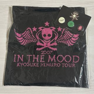 氷室京介 ☆ 新品未開封 IN THE MOOD タオル 缶バッジ セット(ミュージシャン)