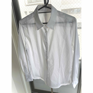スーツカンパニー(THE SUIT COMPANY)の白シャツ 9号 M ワイシャツ ブラウス リクルート ビジネス オフィス(シャツ/ブラウス(長袖/七分))