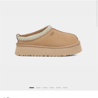 アグ(UGG)の美品　UGG TAZZ スリッポン　サンド　24cm(スリッポン/モカシン)