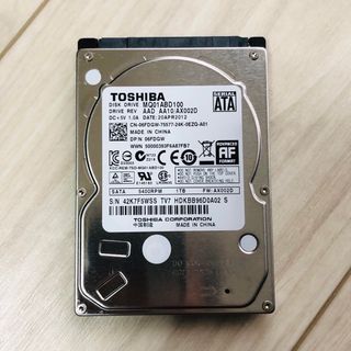 中古2.5インチ　sata HDD 1TB(PCパーツ)