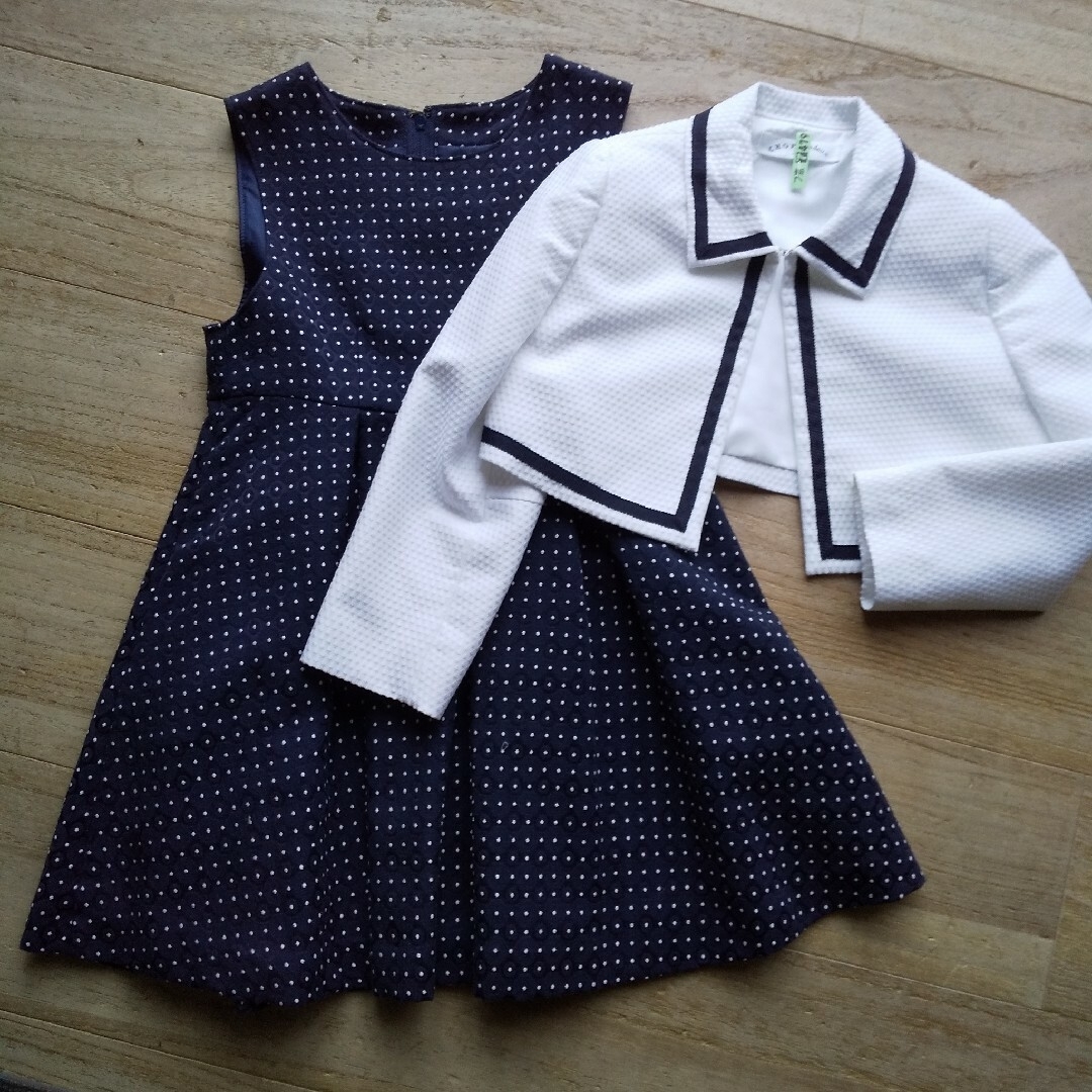 CHOPIN(ショパン)のショパン☆フォーマルワンピース スーツ 115cm キッズ/ベビー/マタニティのキッズ服女の子用(90cm~)(ドレス/フォーマル)の商品写真