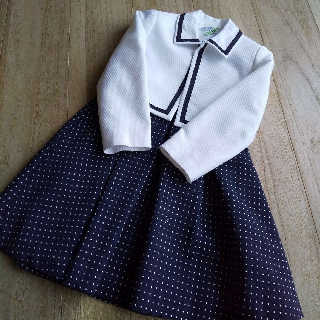 CHOPIN(ショパン)のショパン☆フォーマルワンピース スーツ 115cm キッズ/ベビー/マタニティのキッズ服女の子用(90cm~)(ドレス/フォーマル)の商品写真