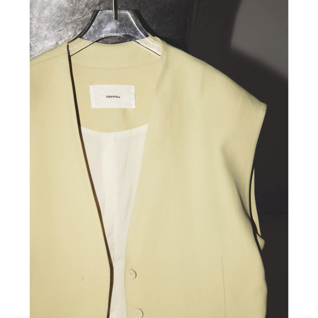 TODAYFUL(トゥデイフル)のTODAYFUL カラーレスツイルベスト レディースのジャケット/アウター(その他)の商品写真
