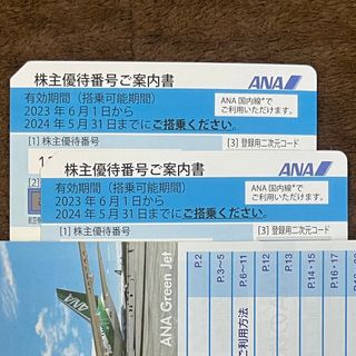 エーエヌエー(ゼンニッポンクウユ)(ANA(全日本空輸))の【即日発送】ANA 全日空 全日本空輸 株主優待券 2枚(その他)