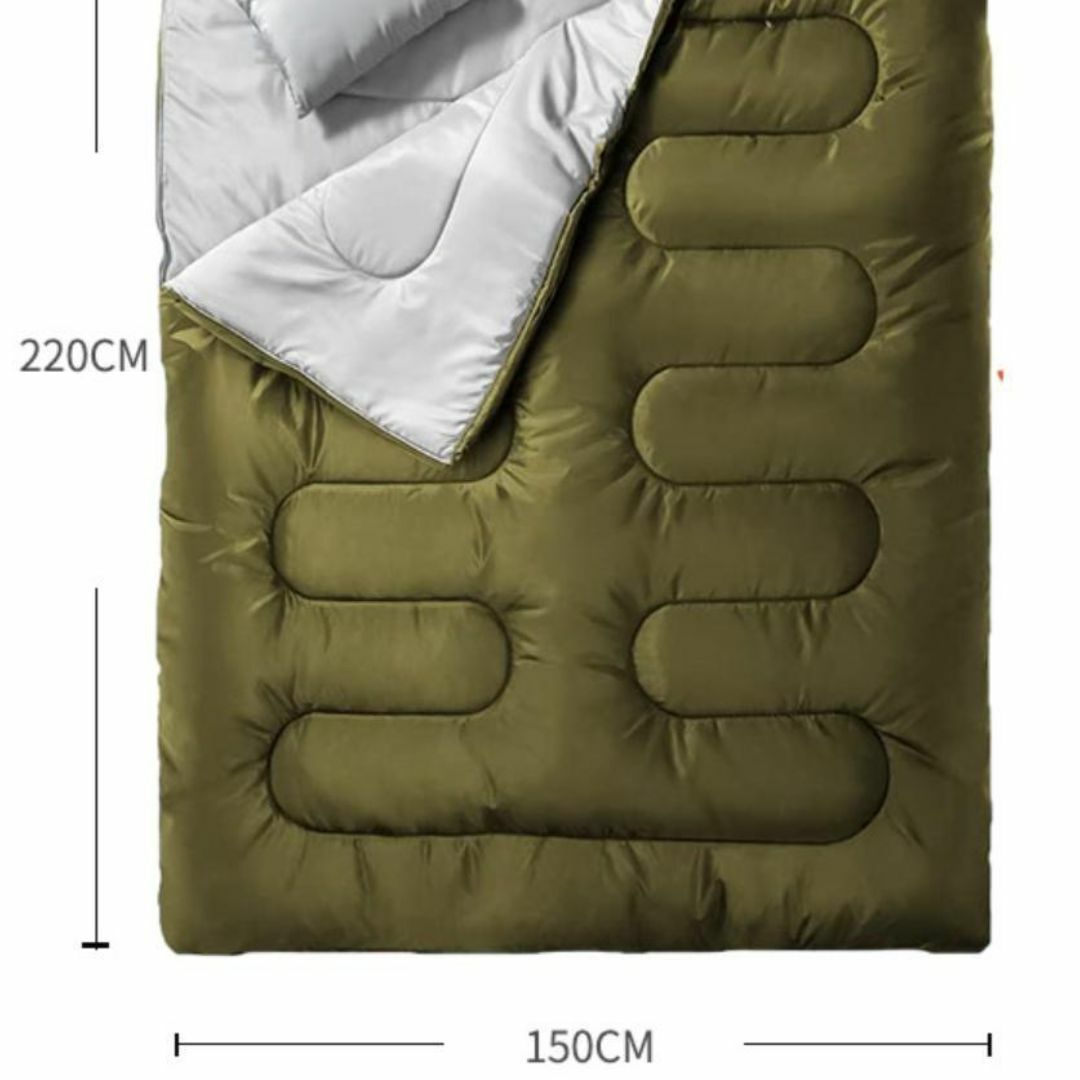 寝袋　2人用寝袋　ダブル　アウトドア　キャンプ　カップル　寝袋　春　寝具 スポーツ/アウトドアのアウトドア(寝袋/寝具)の商品写真
