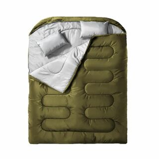 寝袋　2人用寝袋　ダブル　アウトドア　キャンプ　カップル　寝袋　春　寝具(寝袋/寝具)