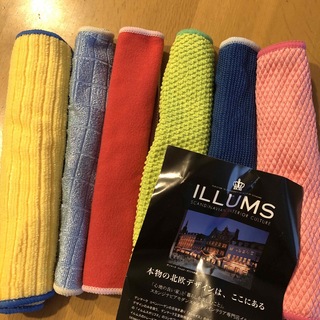 イルムス(ILLUMS)の値下げ　ILLUMS マイクロファイバークロス　6枚組(タオル/バス用品)