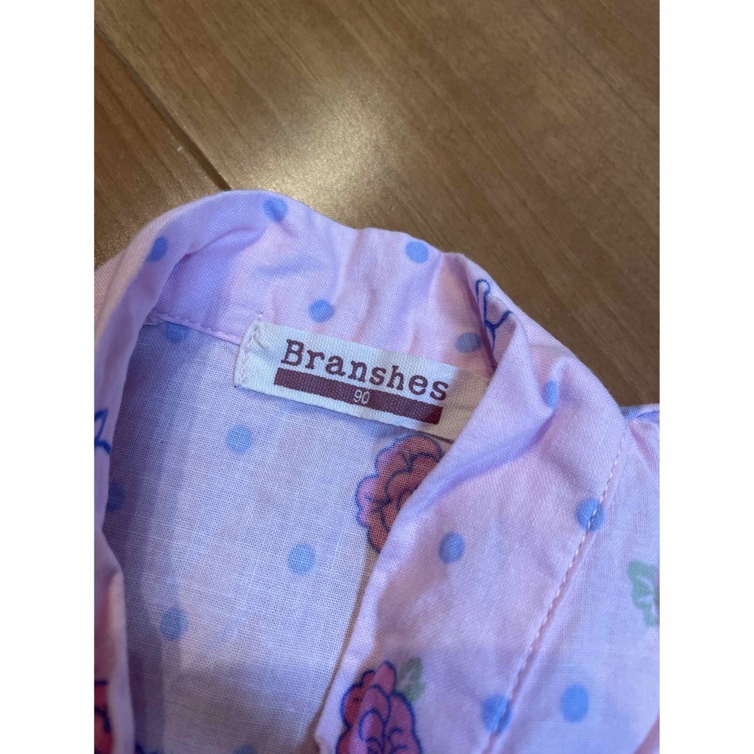 Branshes(ブランシェス)のbranshes  浴衣　セパレート　 帯付き　  サイズ　90  キッズ/ベビー/マタニティのキッズ服女の子用(90cm~)(甚平/浴衣)の商品写真