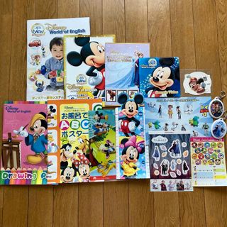 ディズニー(Disney)のディズニーワールドオブイングリッシュ　サンプルDVD、CD、ノベルティセット(知育玩具)