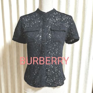 BURBERRY　総レース　ブラウス