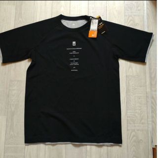 DESCENTE Tシャツ スポーツ 黒 M