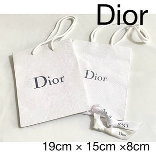 ディオール(Dior)のDior ディオール ショッパー りぼん ホワイト 4点セット(ショップ袋)