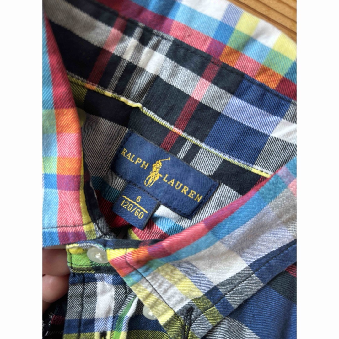 Ralph Lauren(ラルフローレン)のラルフローレン　シャツ　6 キッズ/ベビー/マタニティのキッズ服男の子用(90cm~)(Tシャツ/カットソー)の商品写真