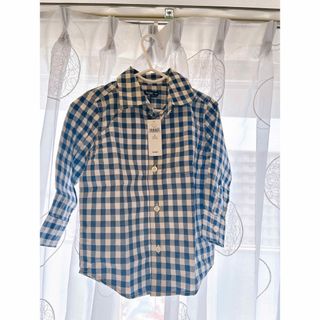 ベビーギャップ(babyGAP)の新品　babyGAP    ギンガムチェック　長袖シャツ　95(ブラウス)