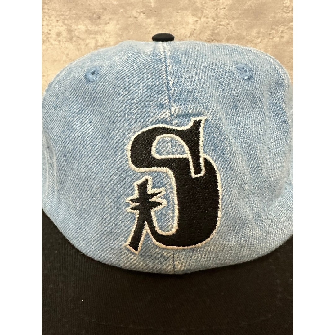 STUSSY - ステューシー ヴィンテージ Sロゴ ロープロ デニム STUSSY - ステューシー ヴィンテージ Sロゴ ロープロ デニム