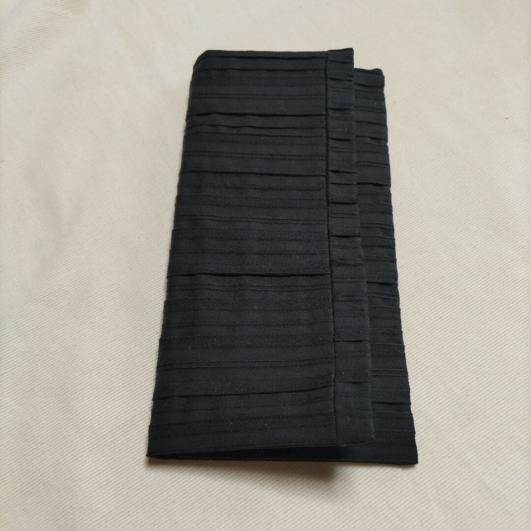 気まぐれセール　ハンドメイド　シングルポケット　ふくさ　弔事用　ブラック ハンドメイドのファッション小物(その他)の商品写真