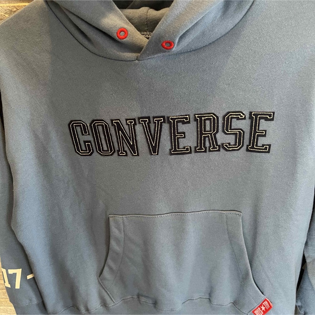 CONVERSE(コンバース)の【新品】converse コンバース パーカー トレーナー 130cm タグ付き キッズ/ベビー/マタニティのキッズ服男の子用(90cm~)(ジャケット/上着)の商品写真